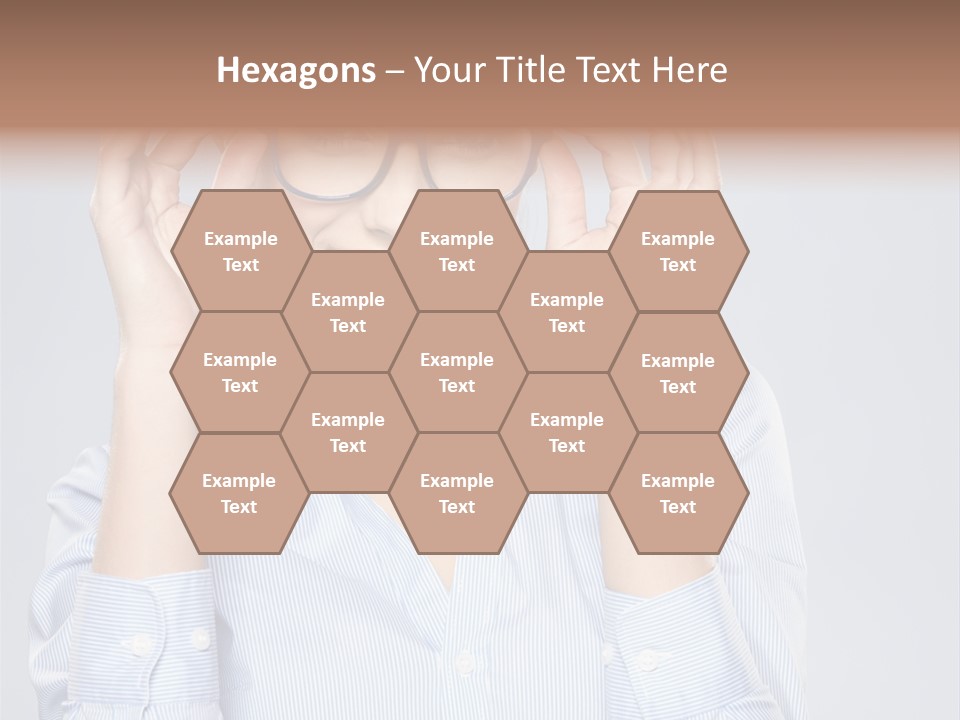 Background Looking Glasses PowerPoint Template