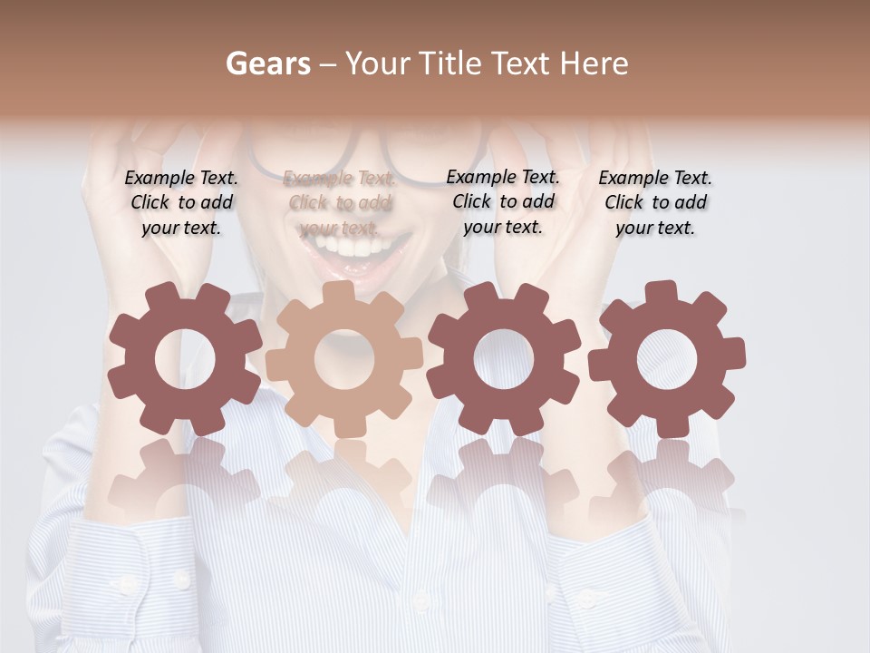 Background Looking Glasses PowerPoint Template
