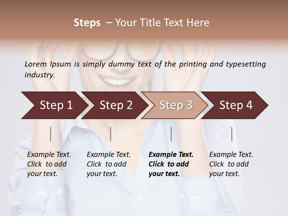 Background Looking Glasses PowerPoint Template