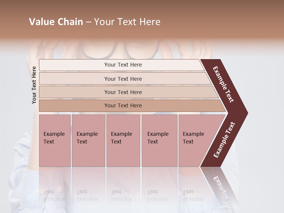 Background Looking Glasses PowerPoint Template