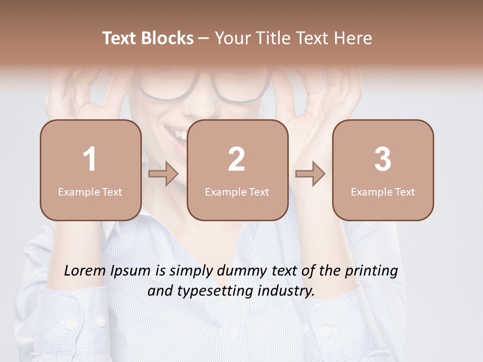 Background Looking Glasses PowerPoint Template