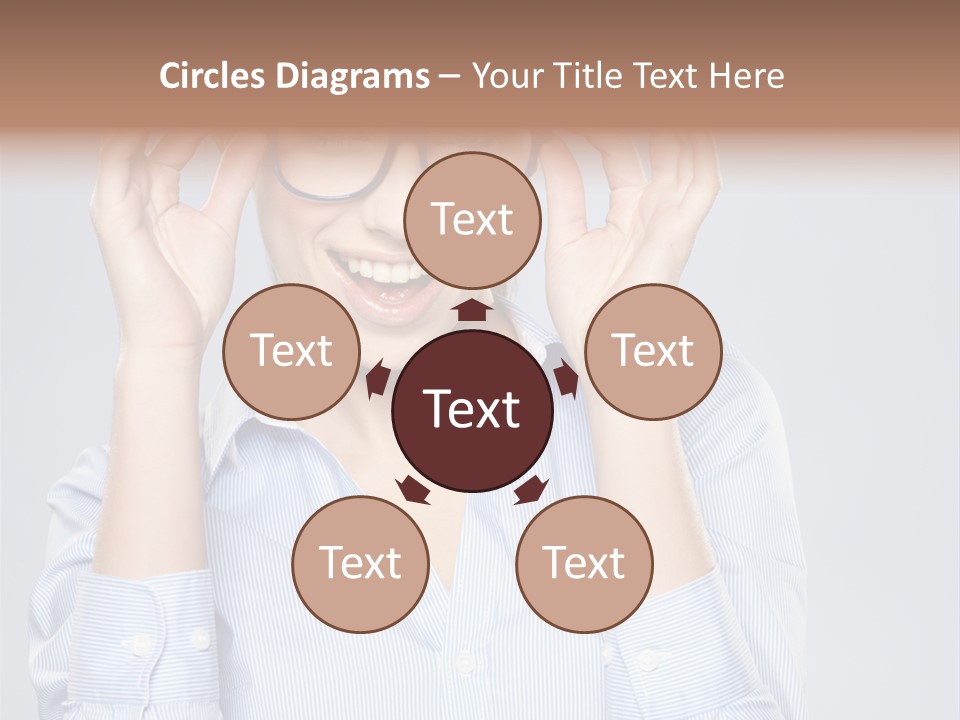 Background Looking Glasses PowerPoint Template