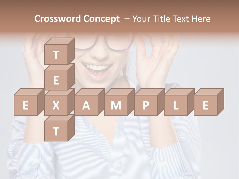 Background Looking Glasses PowerPoint Template