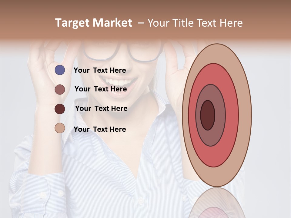 Background Looking Glasses PowerPoint Template