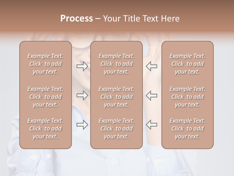 Background Looking Glasses PowerPoint Template