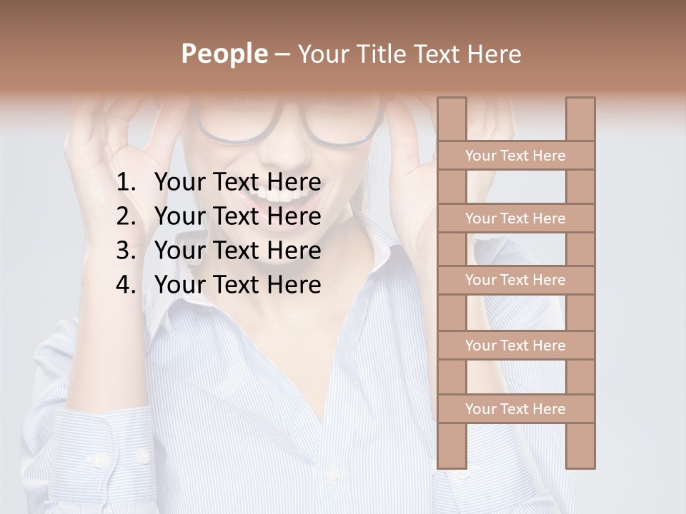 Background Looking Glasses PowerPoint Template