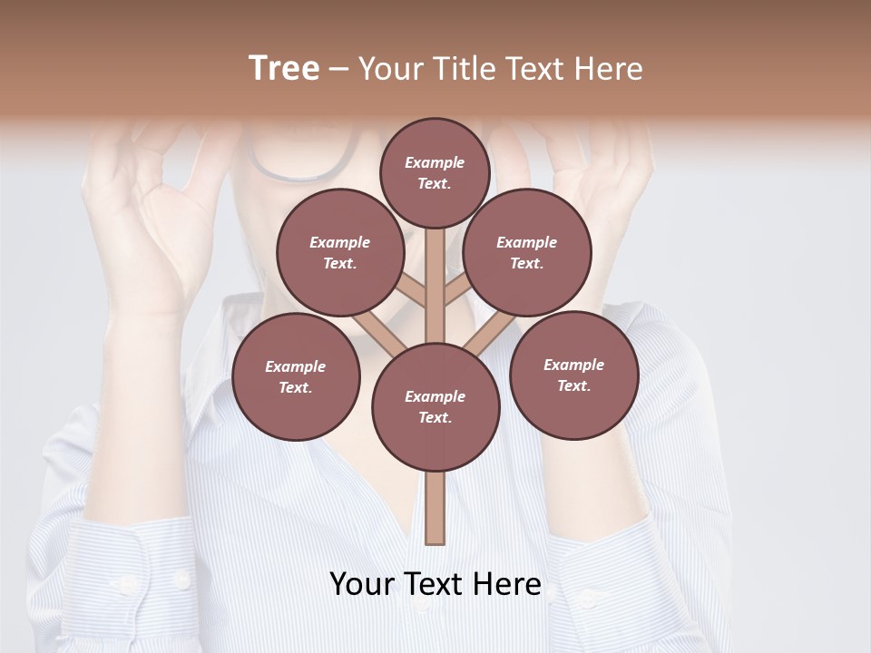 Background Looking Glasses PowerPoint Template