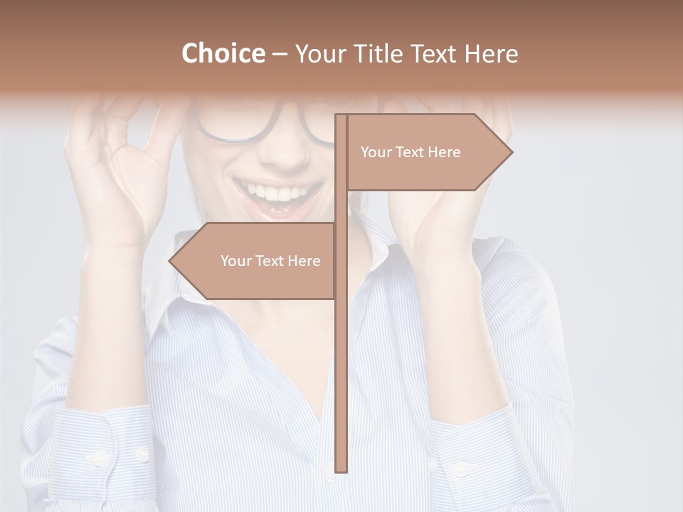 Background Looking Glasses PowerPoint Template