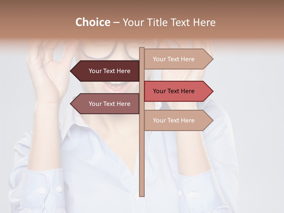 Background Looking Glasses PowerPoint Template