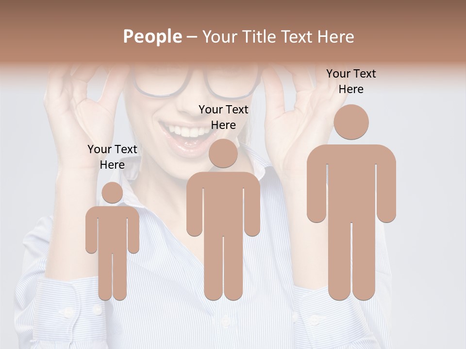 Background Looking Glasses PowerPoint Template
