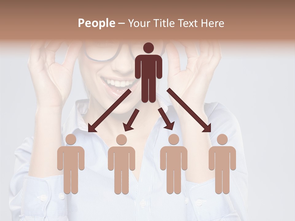 Background Looking Glasses PowerPoint Template