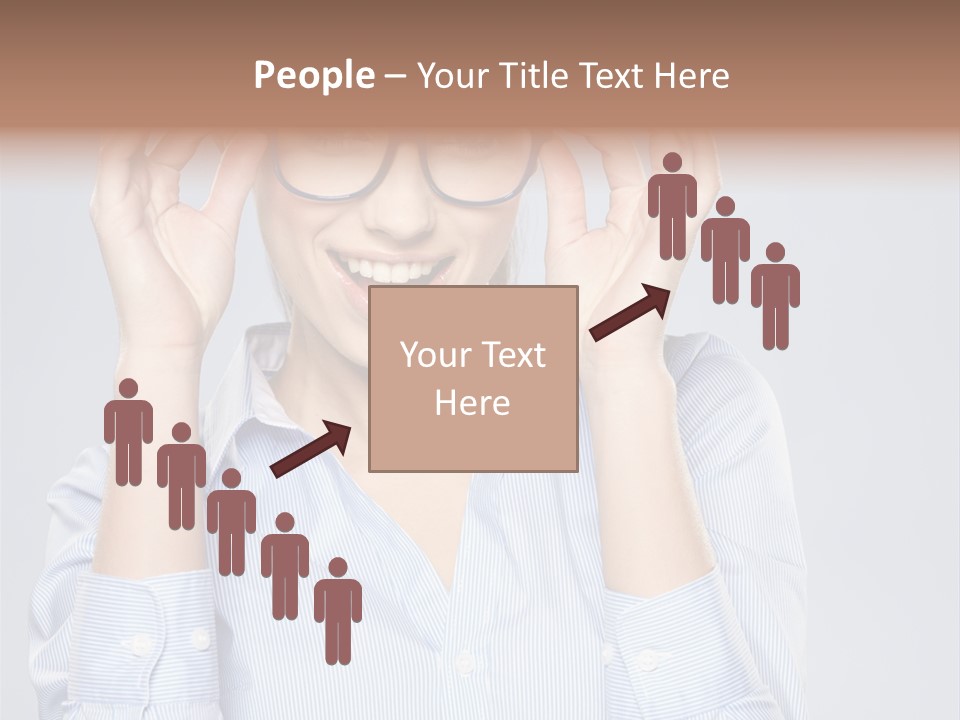 Background Looking Glasses PowerPoint Template