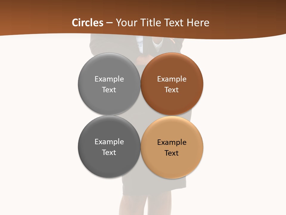 Girl Work People PowerPoint Template