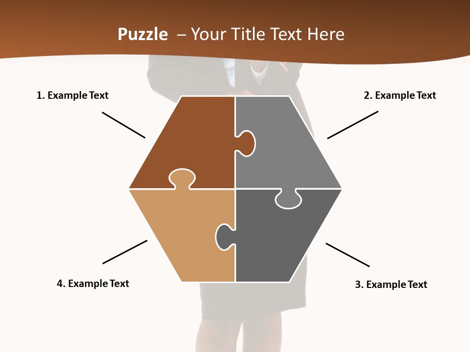 Girl Work People PowerPoint Template