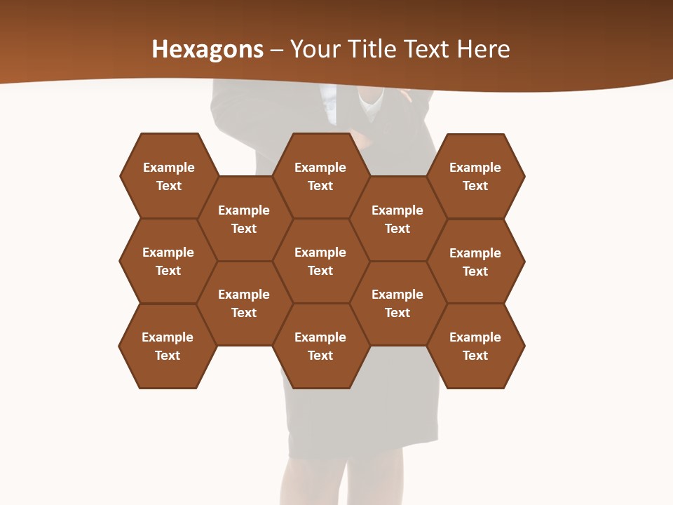 Girl Work People PowerPoint Template