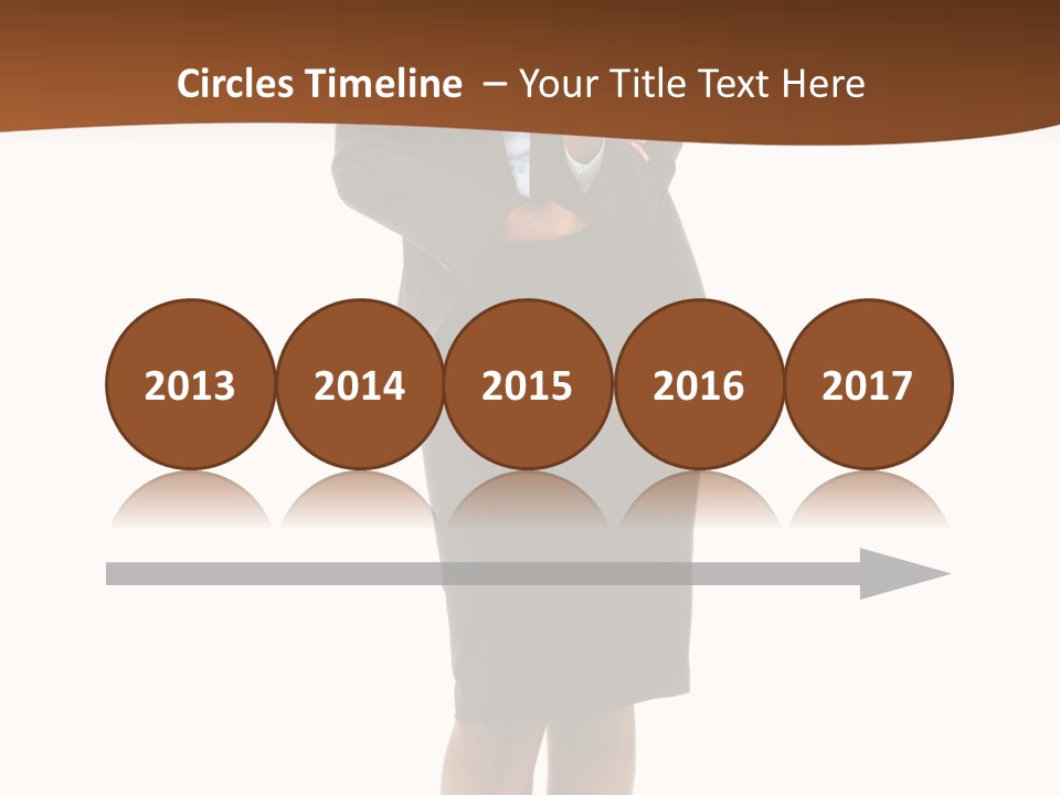 Girl Work People PowerPoint Template