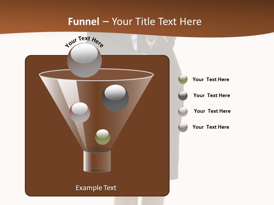 Girl Work People PowerPoint Template