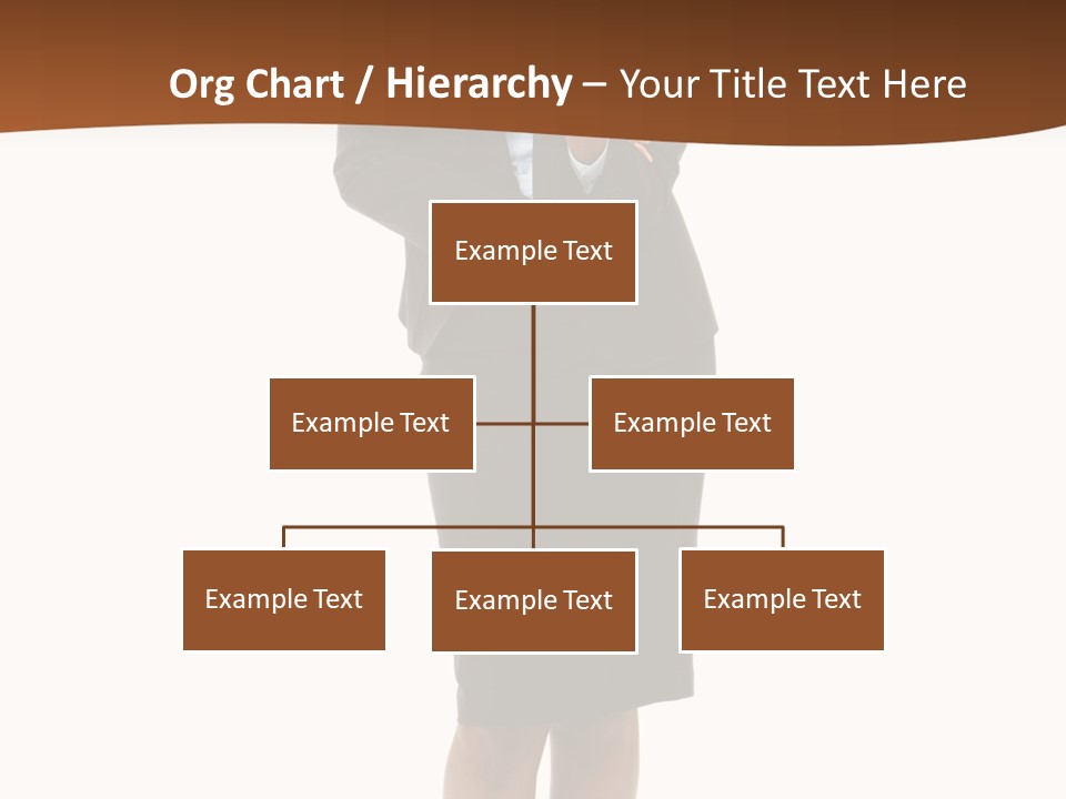 Girl Work People PowerPoint Template