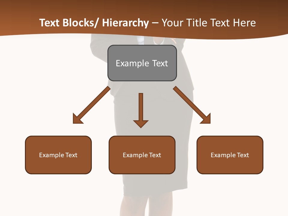 Girl Work People PowerPoint Template