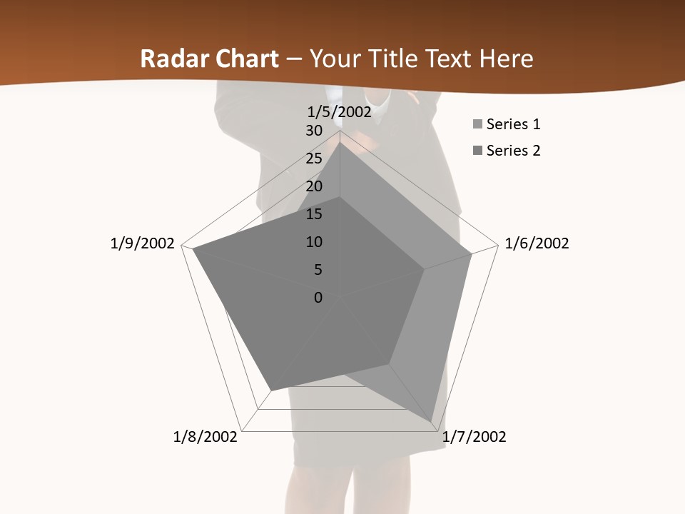 Girl Work People PowerPoint Template