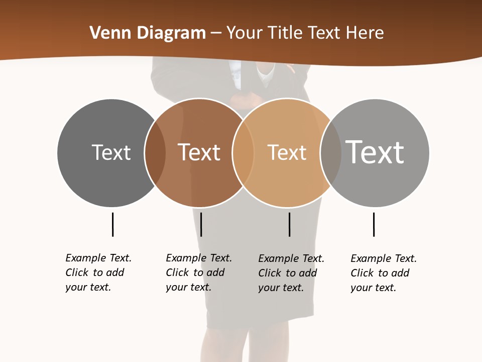 Girl Work People PowerPoint Template