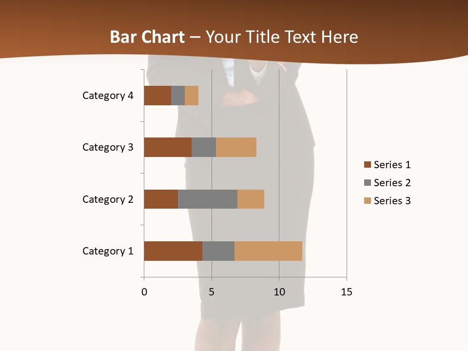 Girl Work People PowerPoint Template
