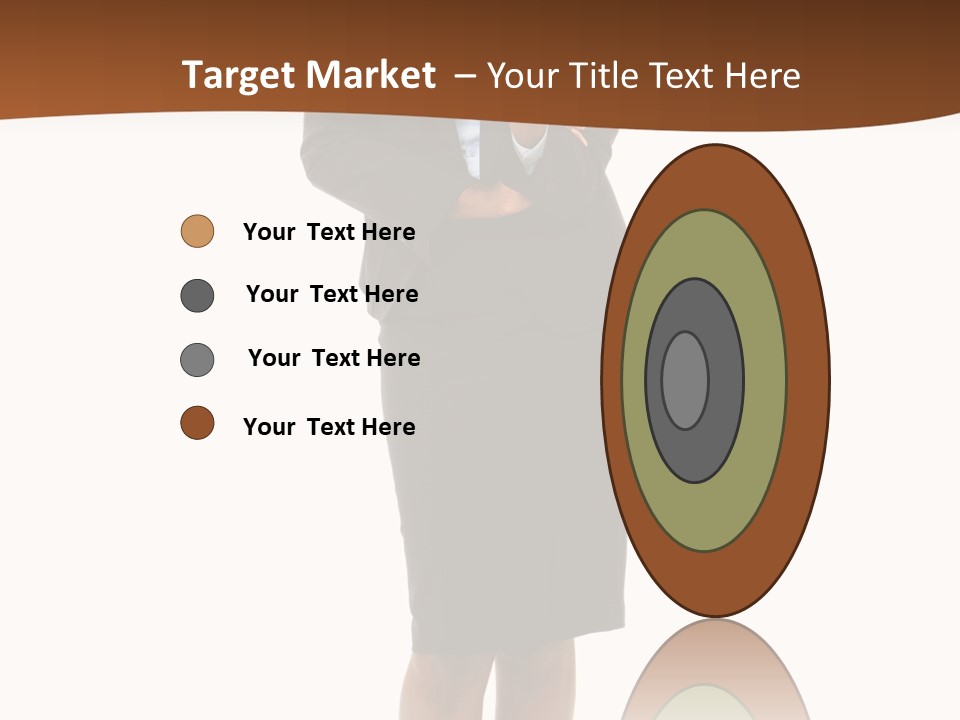 Girl Work People PowerPoint Template