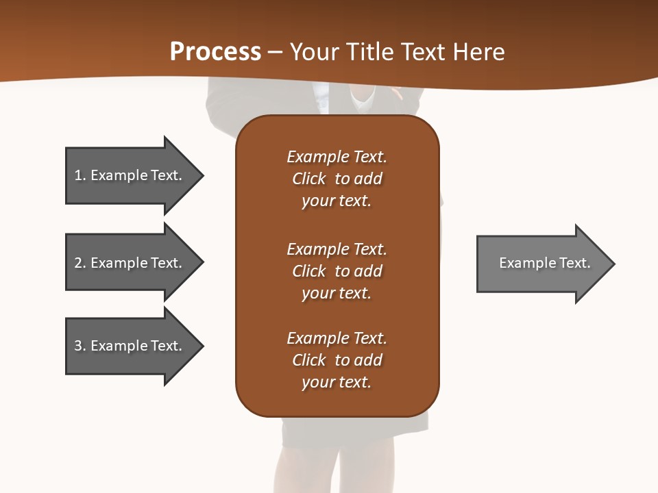 Girl Work People PowerPoint Template