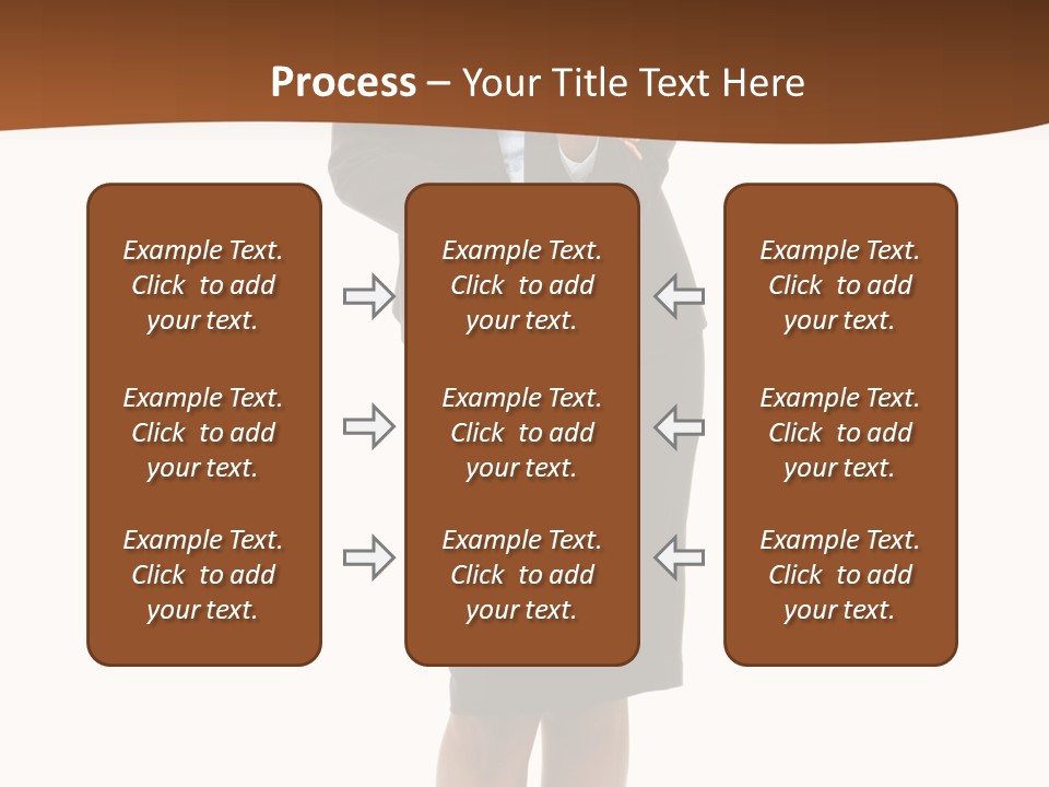 Girl Work People PowerPoint Template