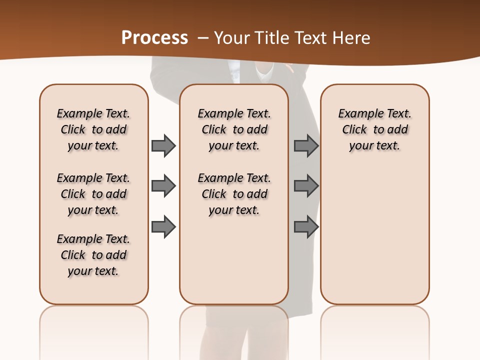 Girl Work People PowerPoint Template