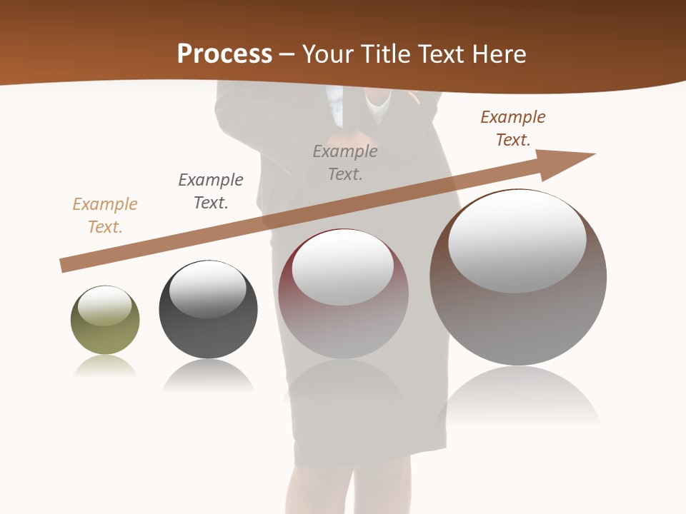 Girl Work People PowerPoint Template