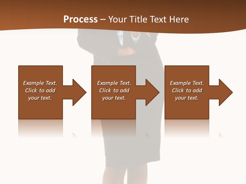 Girl Work People PowerPoint Template