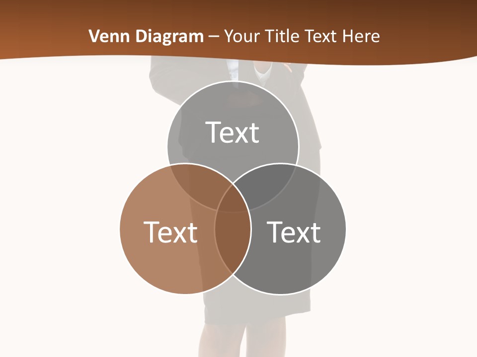 Girl Work People PowerPoint Template