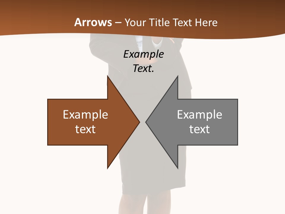 Girl Work People PowerPoint Template