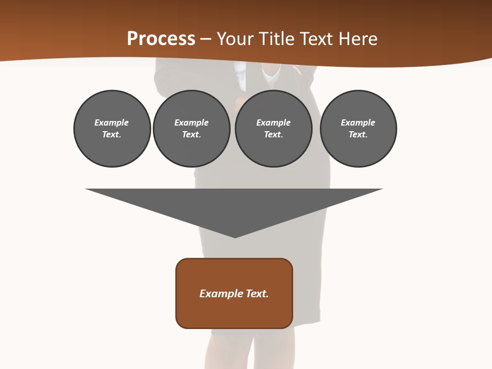 Girl Work People PowerPoint Template