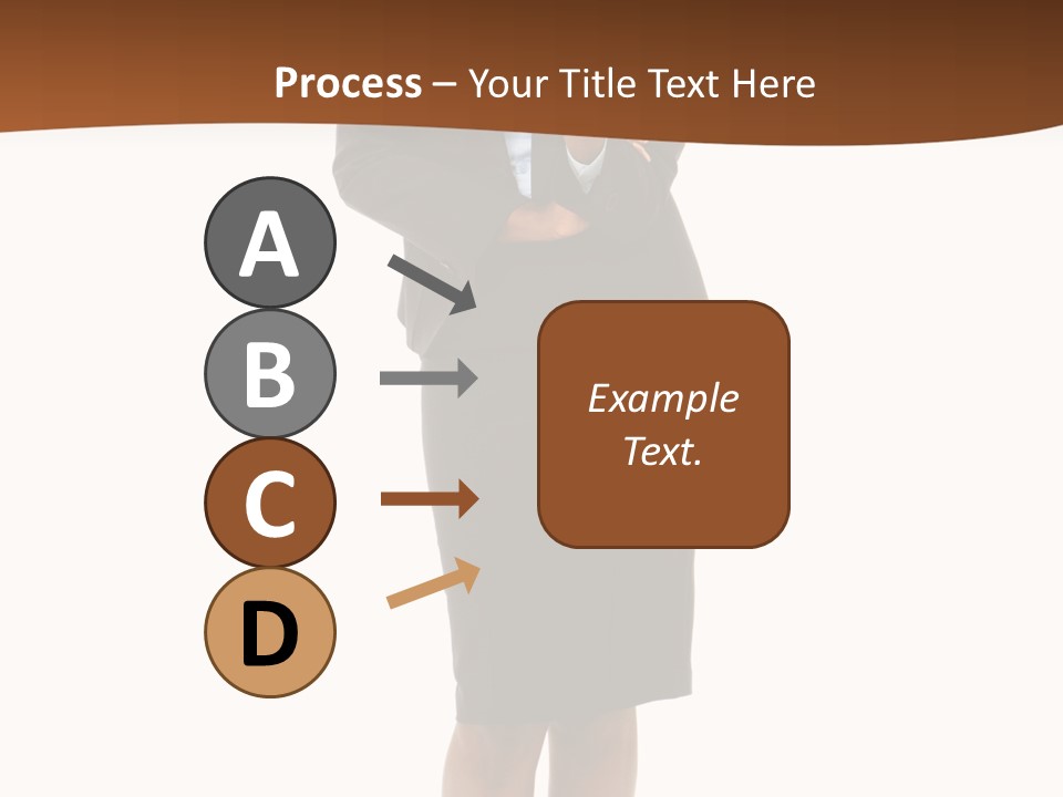 Girl Work People PowerPoint Template