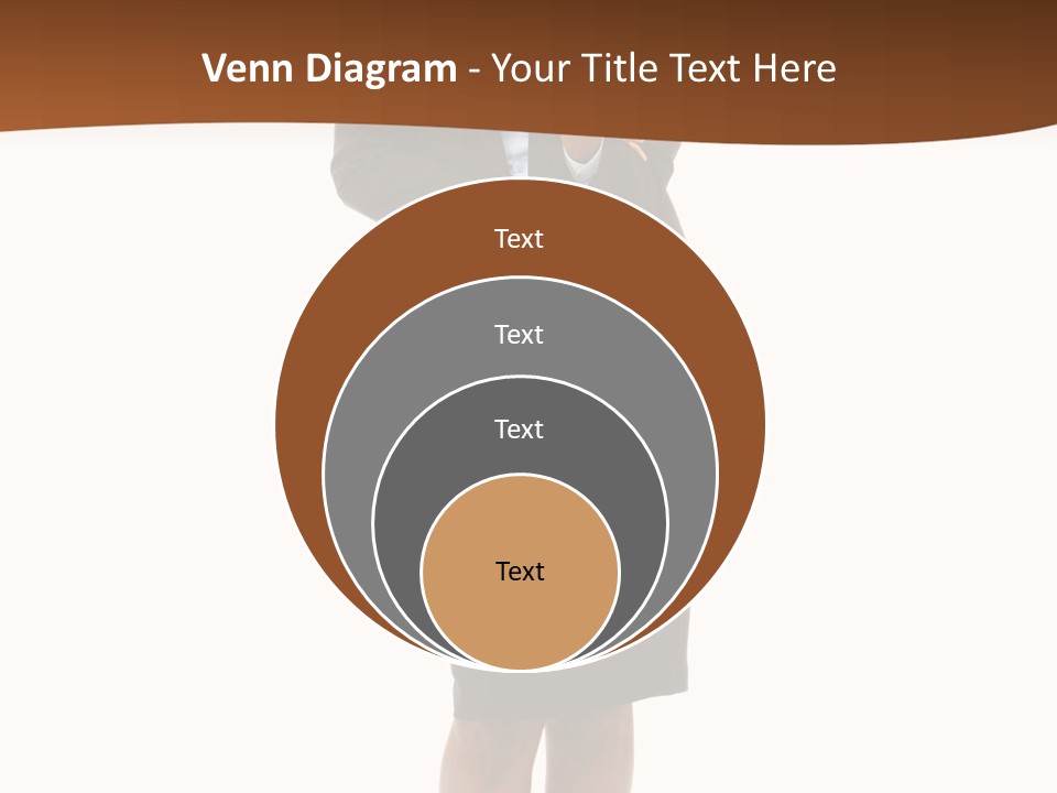 Girl Work People PowerPoint Template