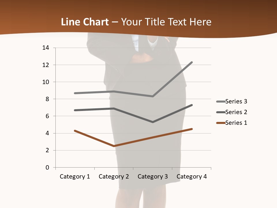 Girl Work People PowerPoint Template