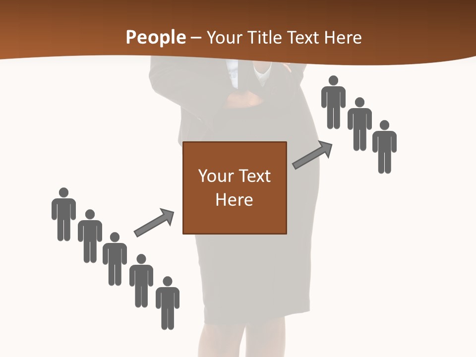 Girl Work People PowerPoint Template