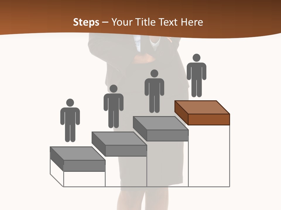 Girl Work People PowerPoint Template