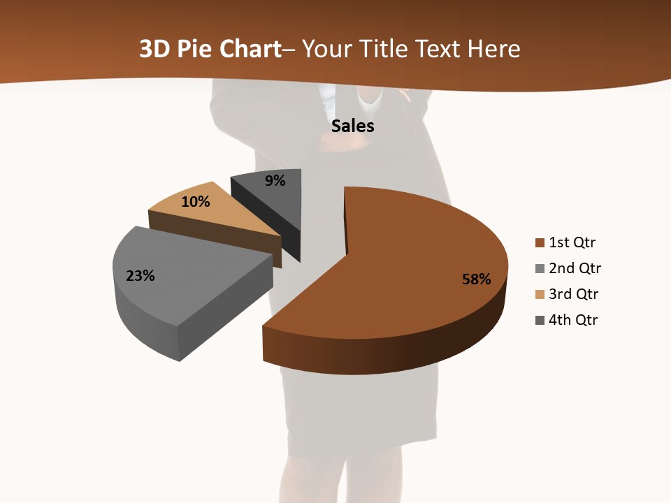 Girl Work People PowerPoint Template
