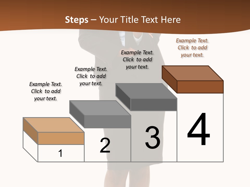 Girl Work People PowerPoint Template