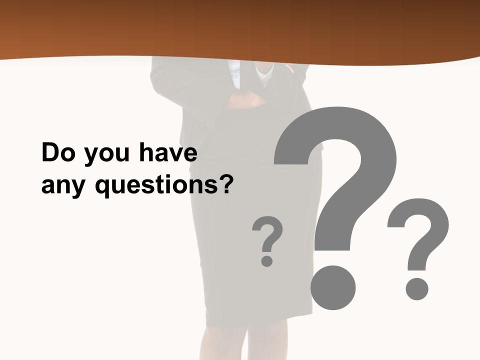 Girl Work People PowerPoint Template