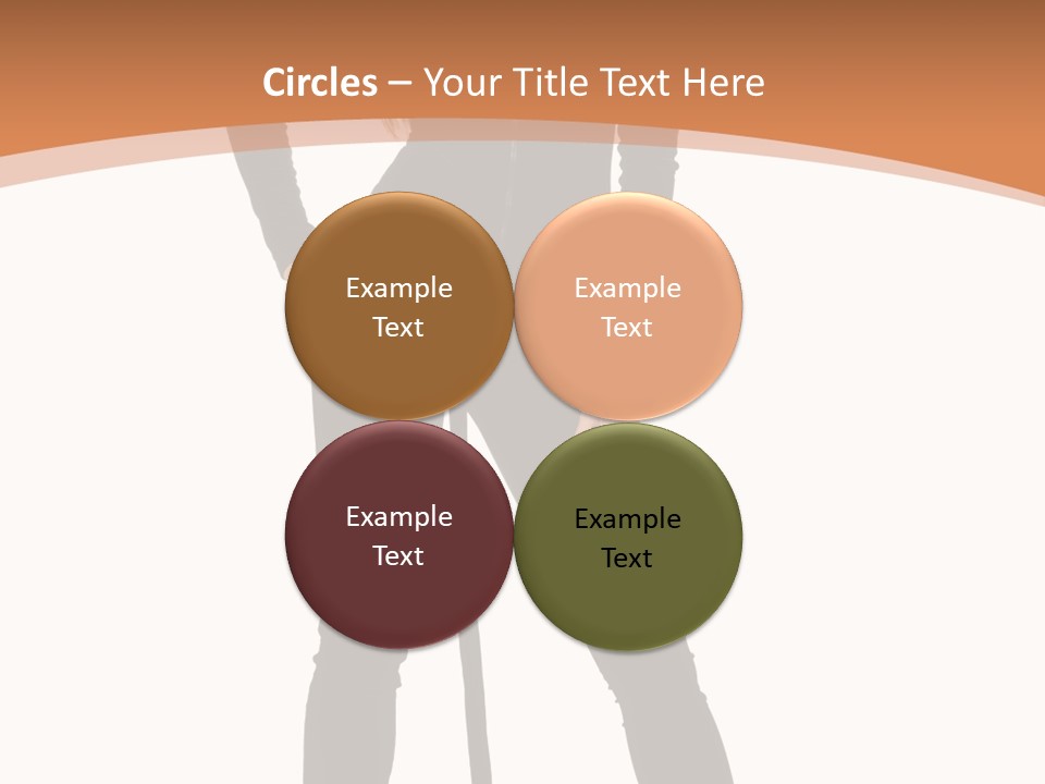 Lady Holiday White PowerPoint Template