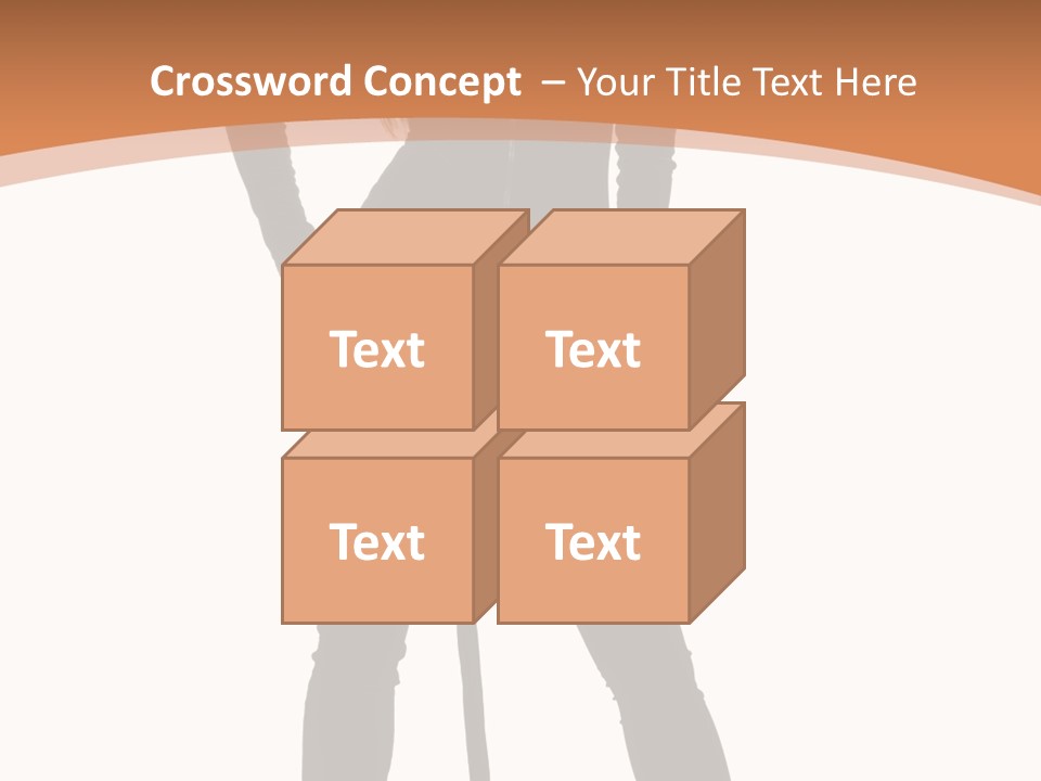 Lady Holiday White PowerPoint Template