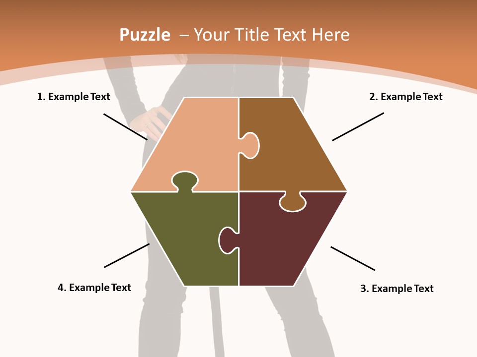 Lady Holiday White PowerPoint Template