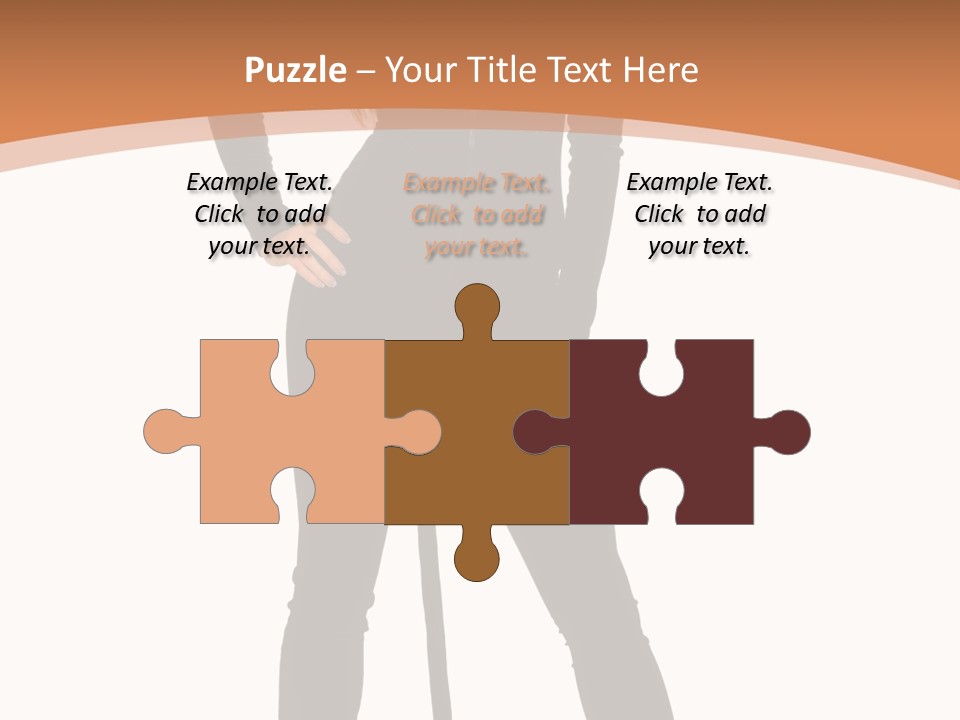 Lady Holiday White PowerPoint Template