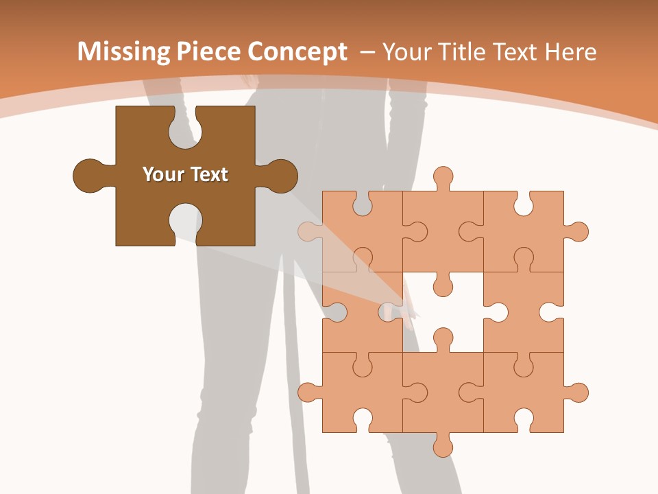 Lady Holiday White PowerPoint Template