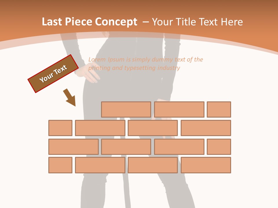 Lady Holiday White PowerPoint Template