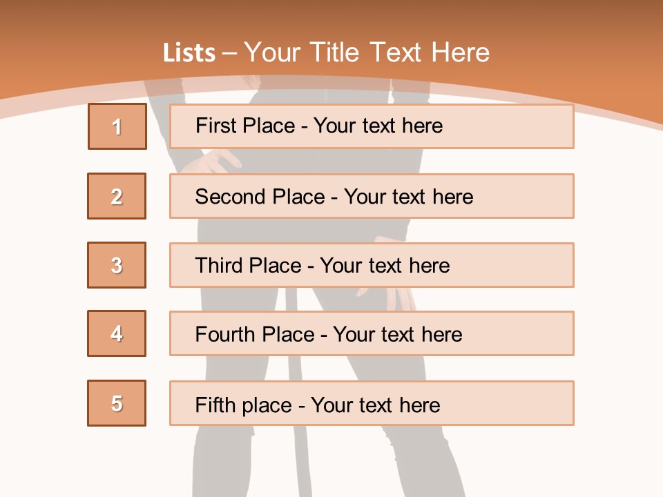 Lady Holiday White PowerPoint Template